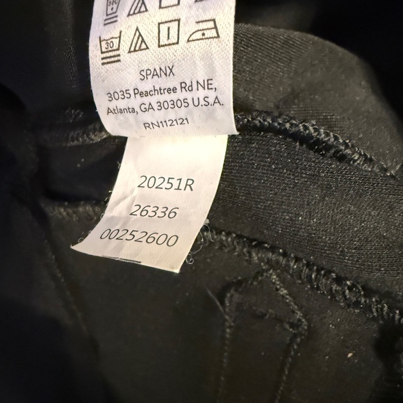 Spanx The Perfect Pant Backseam Skinny Pants Women S Black Stretch Ankle 20251R - Picture 9 of 13